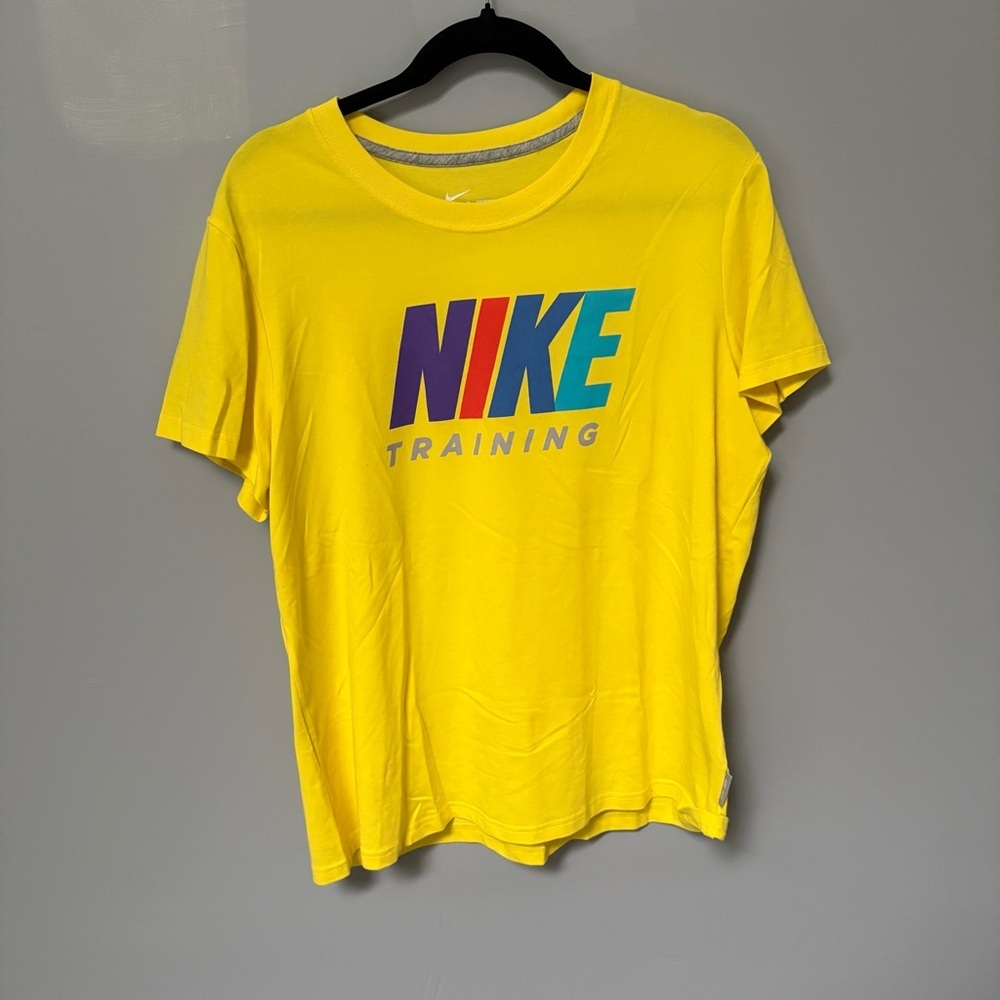 Nike Vibrant Yellow Tee plus size 1x